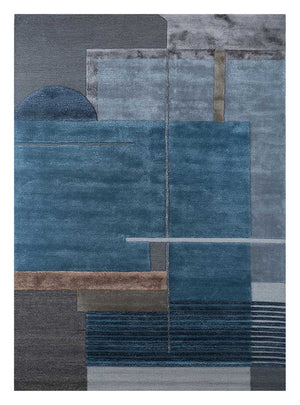 Alfombra de lana - 270 x 180 cm - multicolor