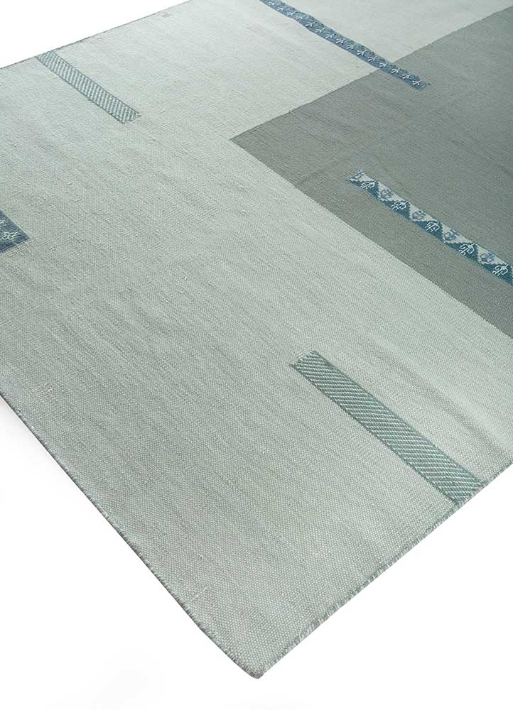 Alfombra de lana - 270 x 180 cm - turquesa