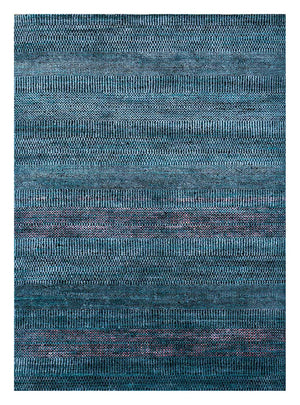 Alfombra de lana - 270 x 180 cm - azul oscuro