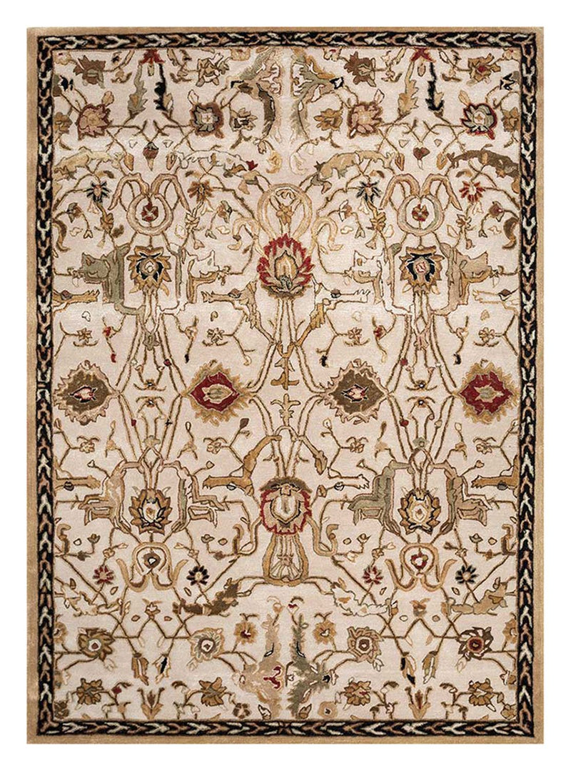 Alfombra de lana - 270 x 180 cm - crema