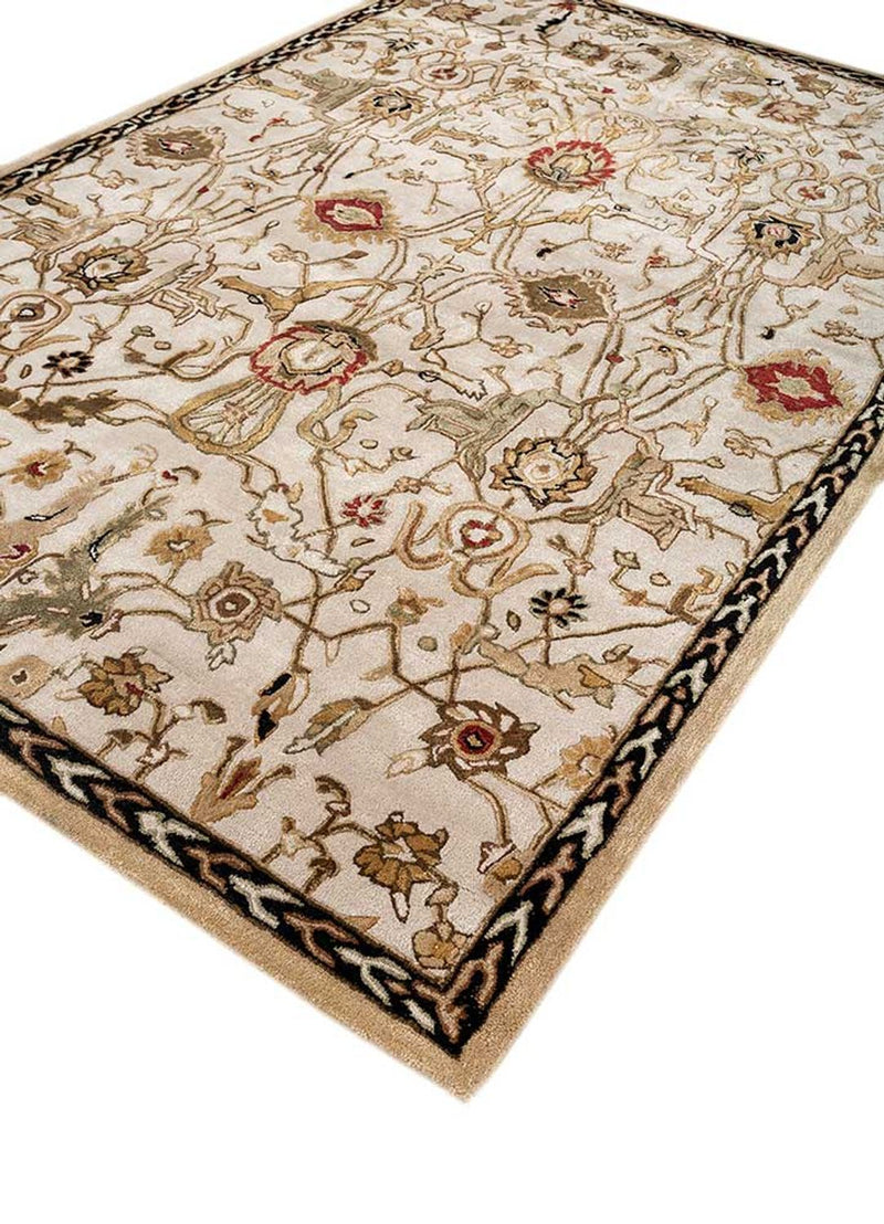 Alfombra de lana - 270 x 180 cm - crema