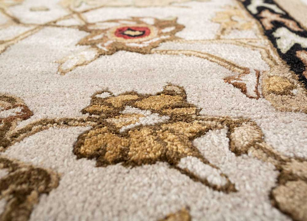 Alfombra de lana - 270 x 180 cm - crema