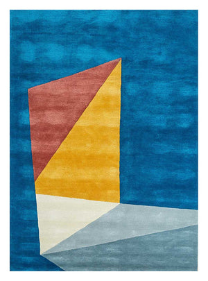 Alfombra de lana - 270 x 180 cm - multicolor