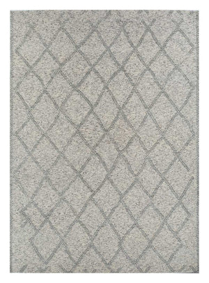 Alfombra de lana - 300 x 240 cm - plata