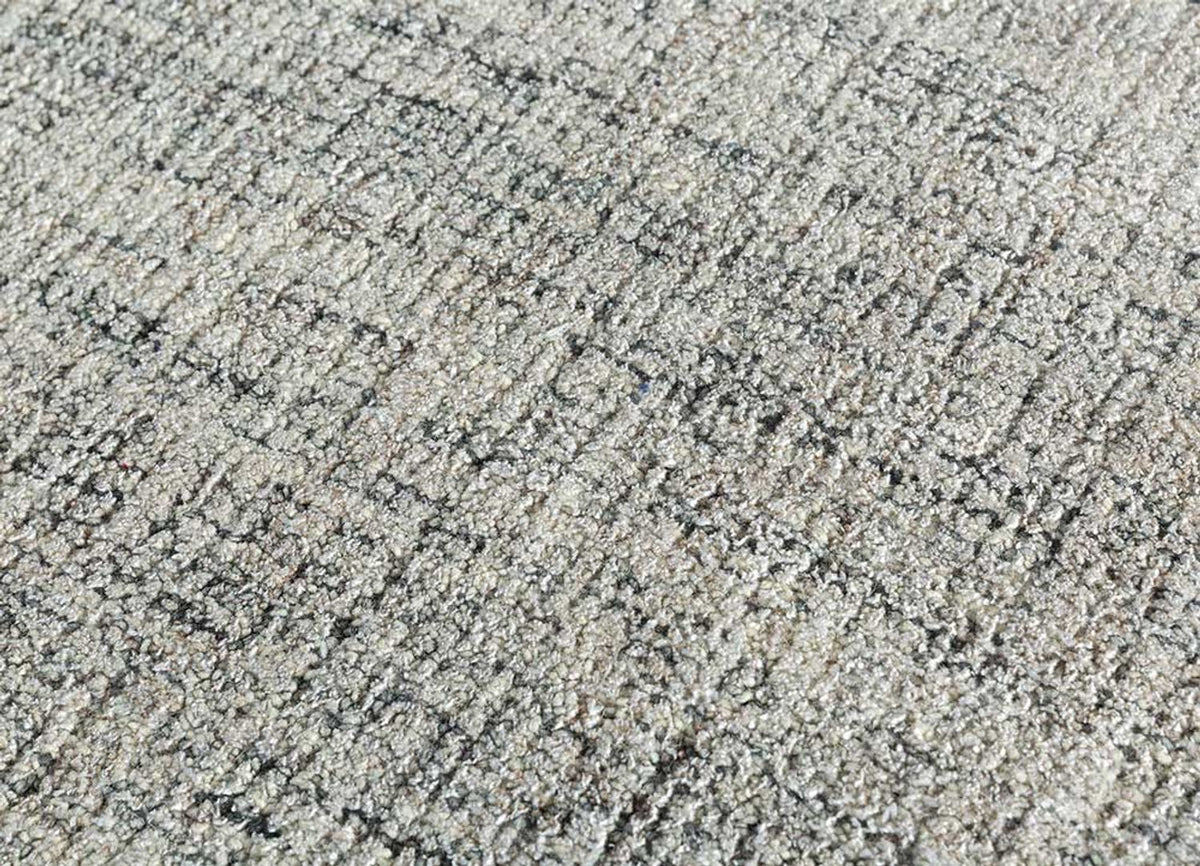 Alfombra de lana cuadrado - 120 x 120 cm - gris claro