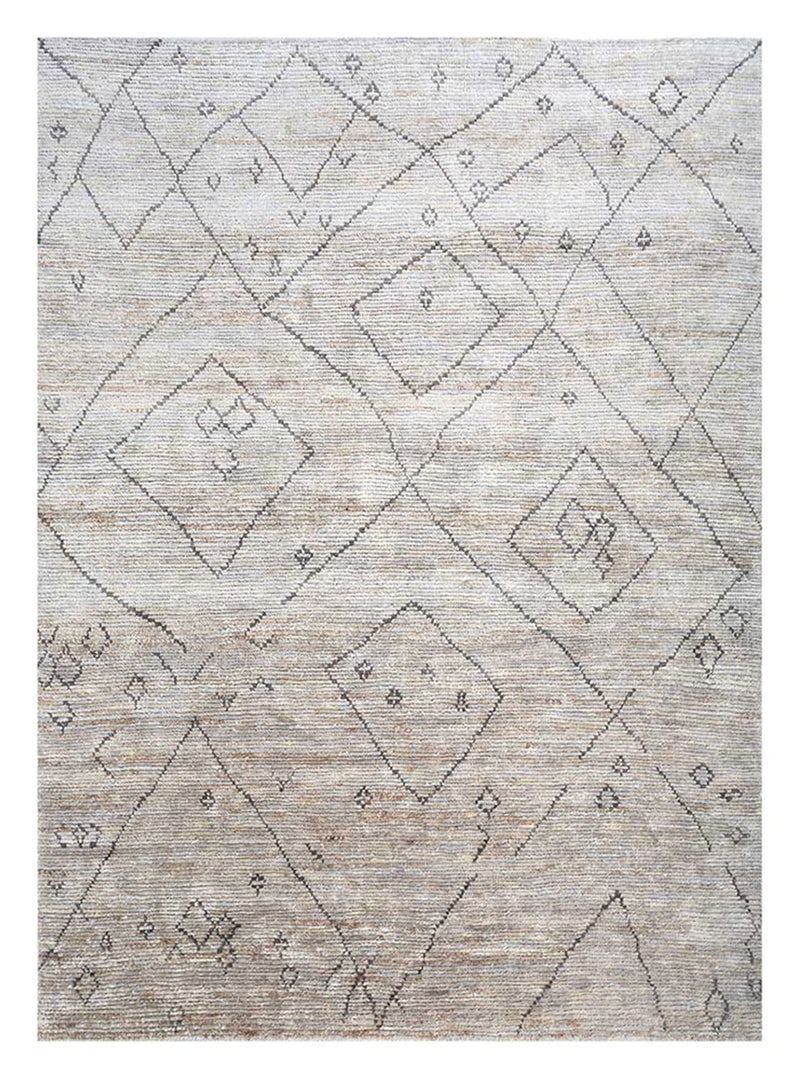 Alfombra de sisal - 300 x 240 cm - blanco