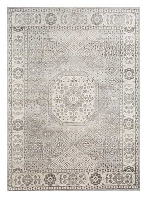 Alfombra de lana - 300 x 240 cm - plata
