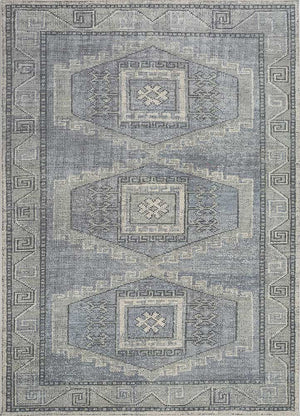 Alfombra de lana - 240 x 150 cm - gris