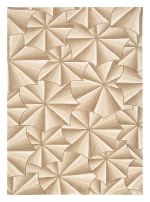 Alfombra de lana - 240 x 150 cm - oro