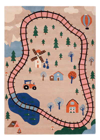 Tren Alfombra Infantil