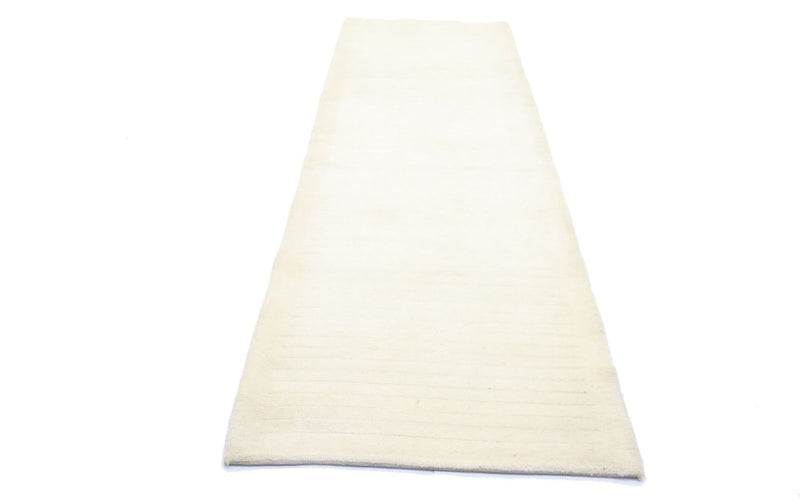 Alfombra de pasillo Alfombra de Nepal - 280 x 88 cm - beige