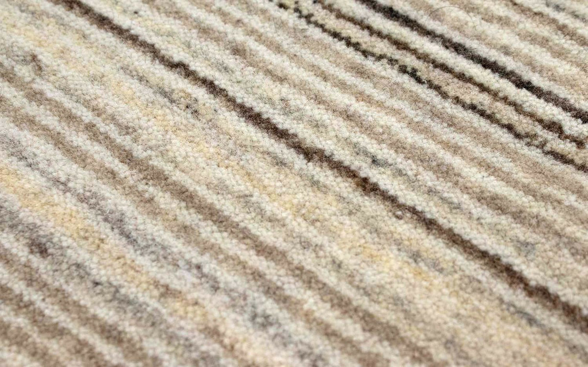 Alfombra de lana - 124 x 63 cm - natural