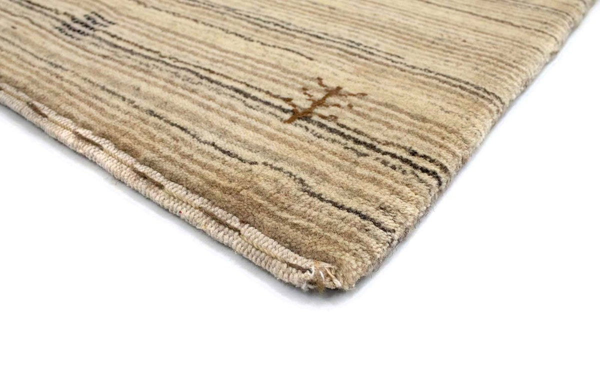 Alfombra de lana - 124 x 63 cm - natural