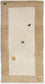 Alfombra Gabbeh - Indus - 140 x 70 cm - beige