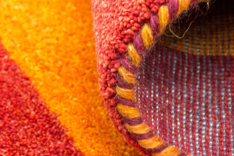 Alfombra Gabbeh - Indus - 160 x 93 cm - naranja