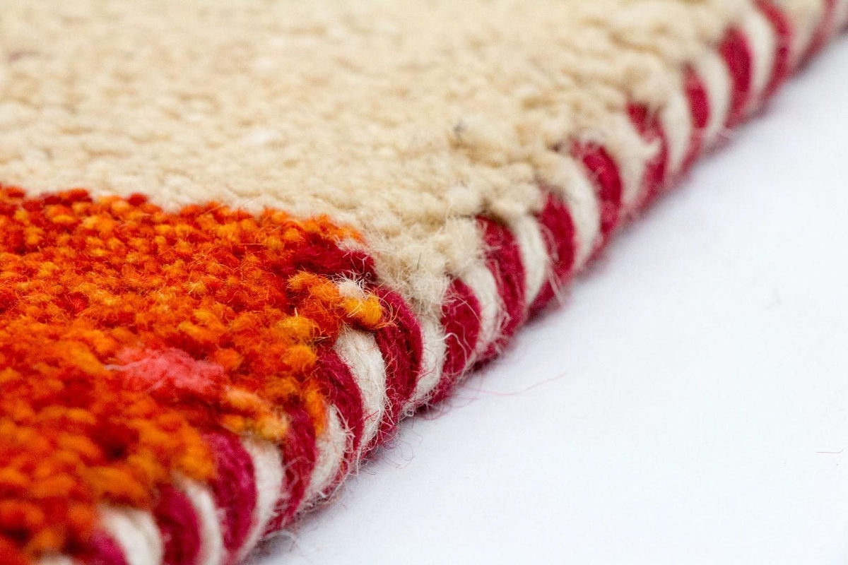 Alfombra Gabbeh - Indus - 140 x 70 cm - beige