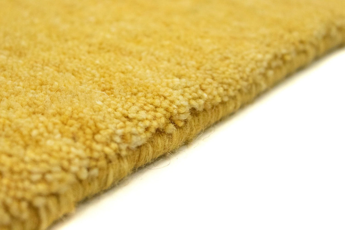 Alfombra de pasillo Alfombra Gabbeh - Softy - 200 x 80 cm - oro