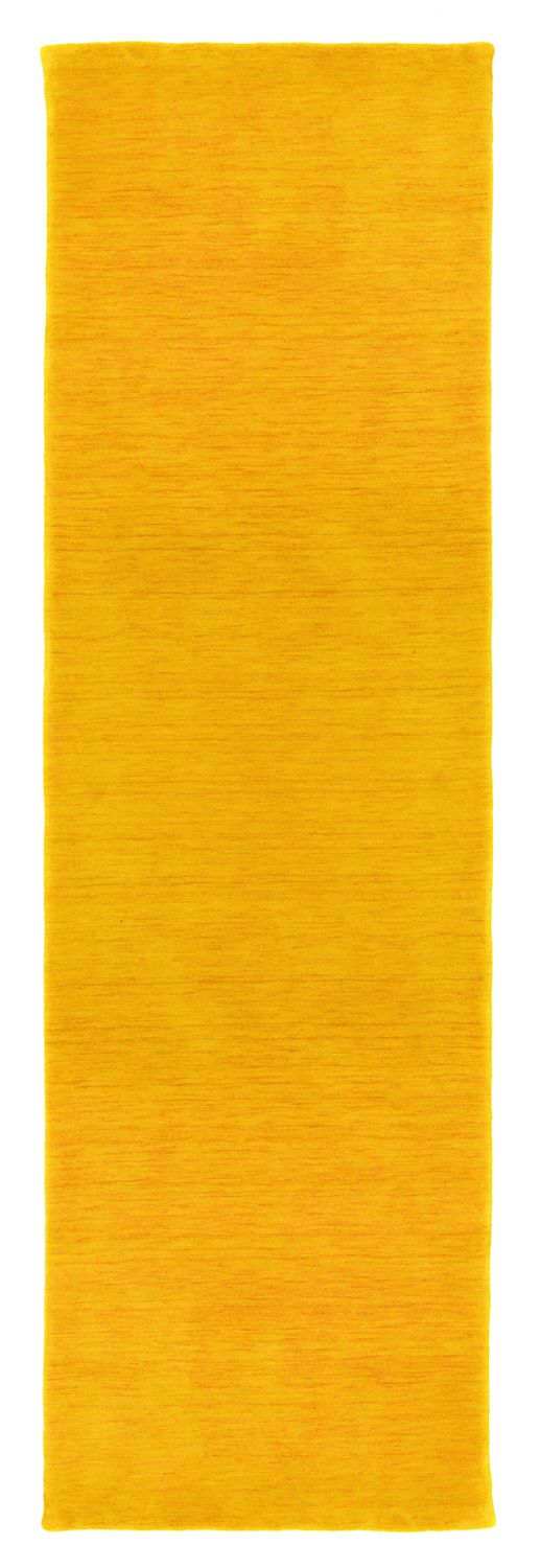 Alfombra de pasillo Alfombra Gabbeh - Indus - 200 x 80 cm - oro
