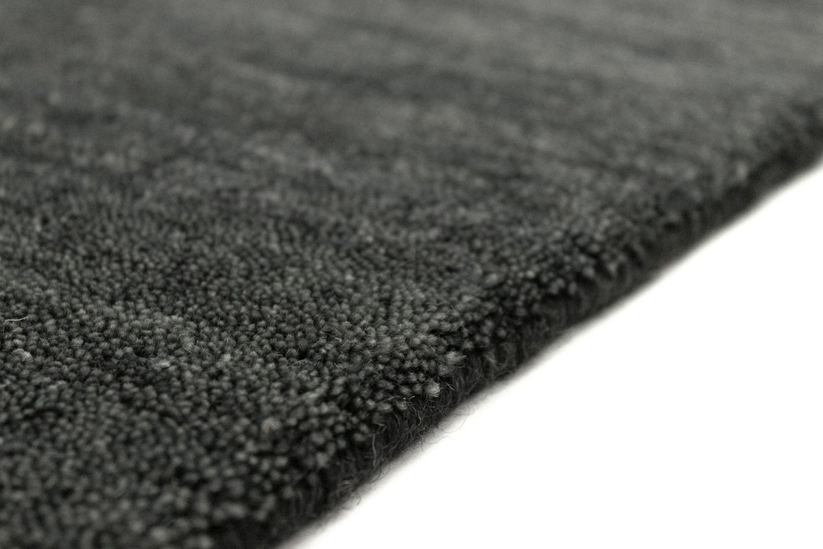 Alfombra de pasillo Alfombra Gabbeh - Indus - 400 x 80 cm - gris