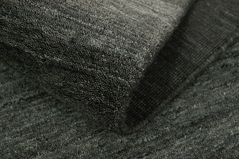 Alfombra de pasillo Alfombra Gabbeh - Indus - 400 x 80 cm - gris
