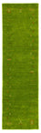 Alfombra de pasillo Alfombra Gabbeh - Indus - 400 x 80 cm - verde