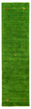 Alfombra de pasillo Alfombra Gabbeh - Indus - 200 x 80 cm - verde