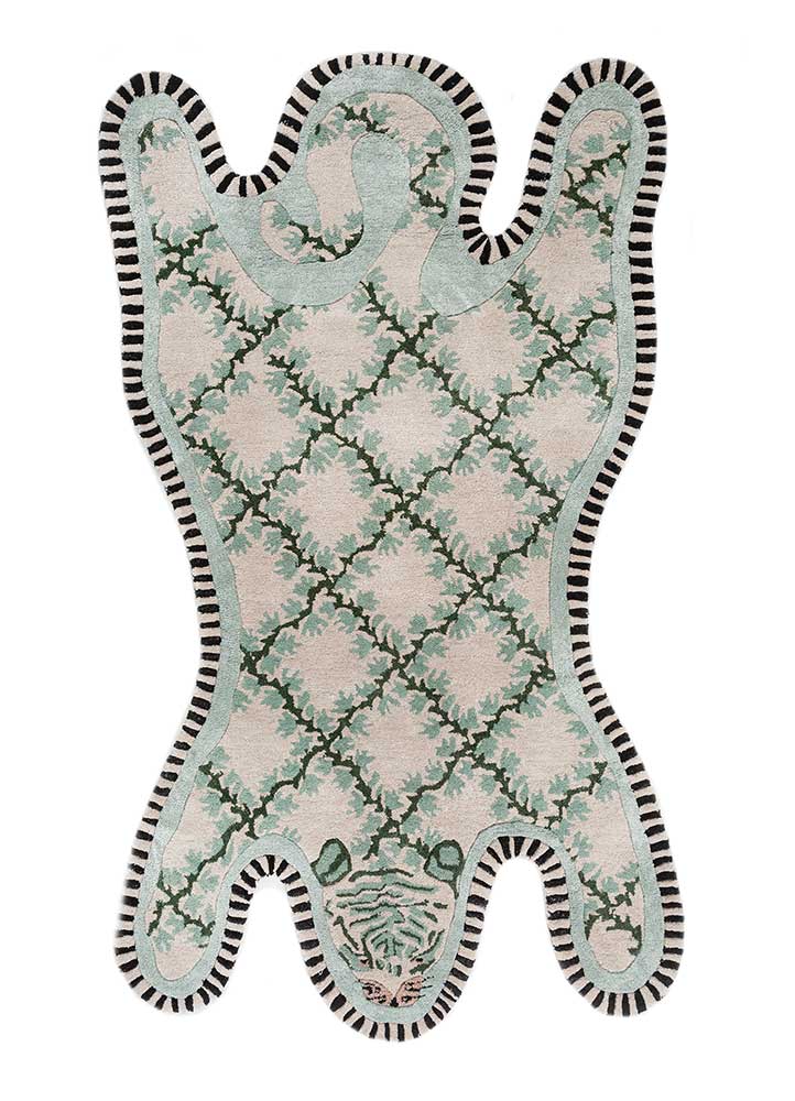 Alfombra para niños forma especial - 143 x 90 cm - verde