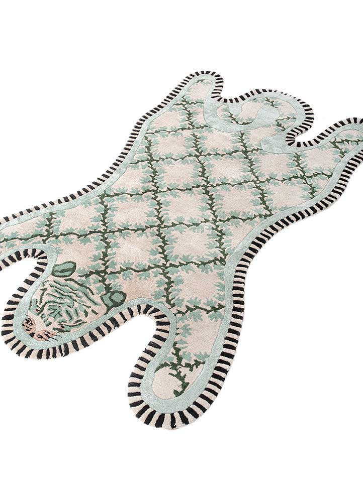 Alfombra para niños forma especial - 143 x 90 cm - verde