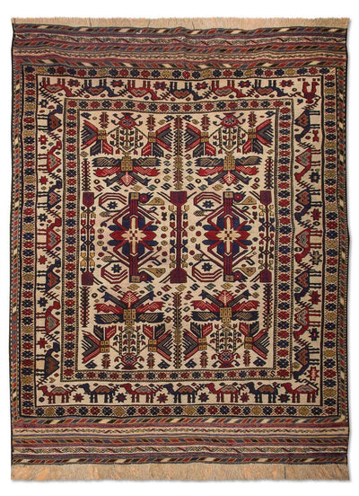 Kilim antiguo Alfombra 185x276cm