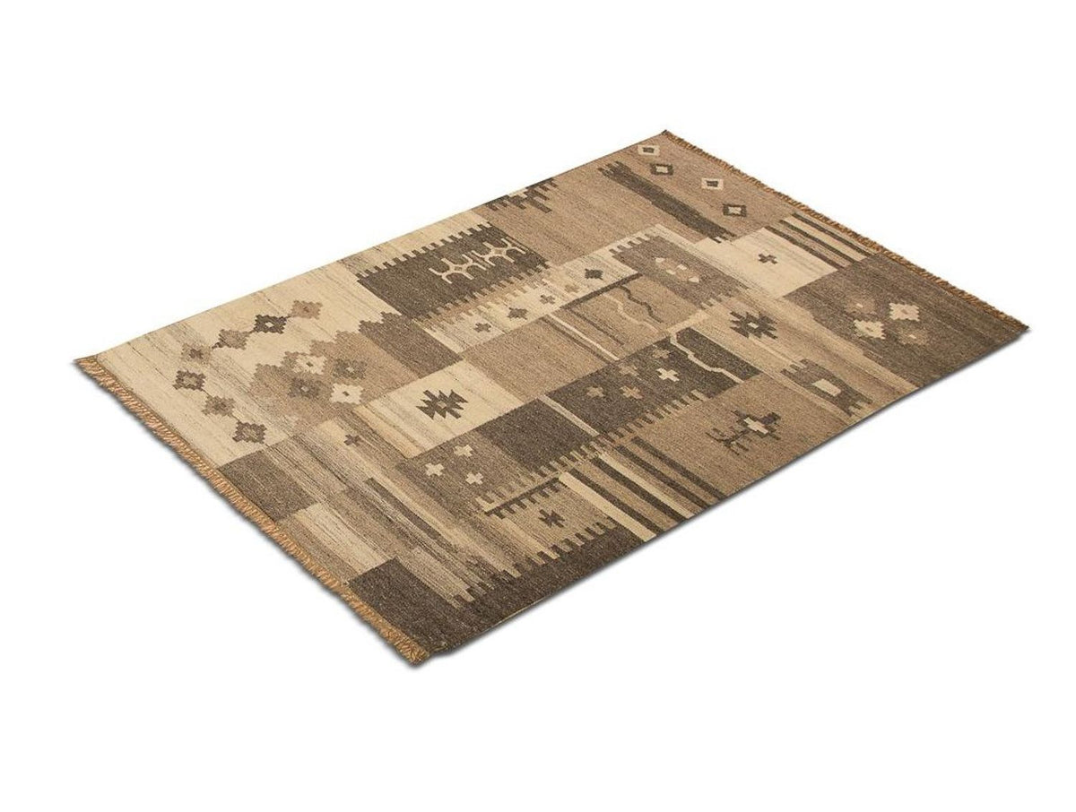 Alfombra Kelim - Tendencia - 200 x 140 cm - multicolor