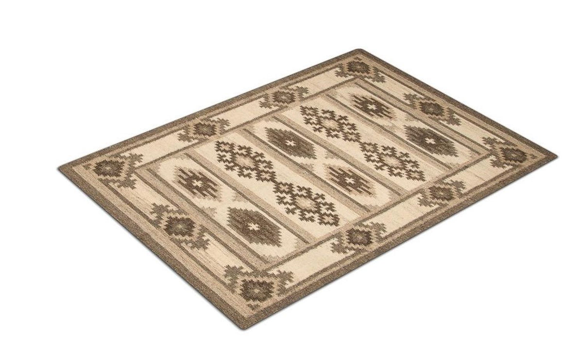Alfombra Kelim - Tendencia - 200 x 140 cm - natural