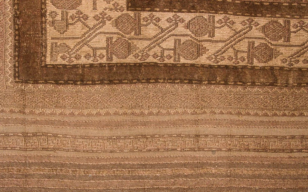 Alfombra Kelim - Antigua - 280 x 183 cm - marrón