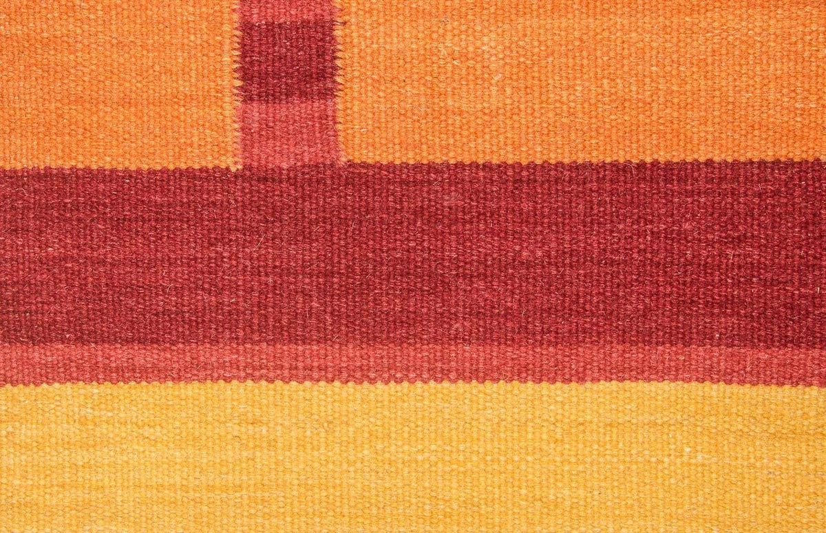 Alfombra Kelim - Tendencia - 205 x 145 cm - naranja