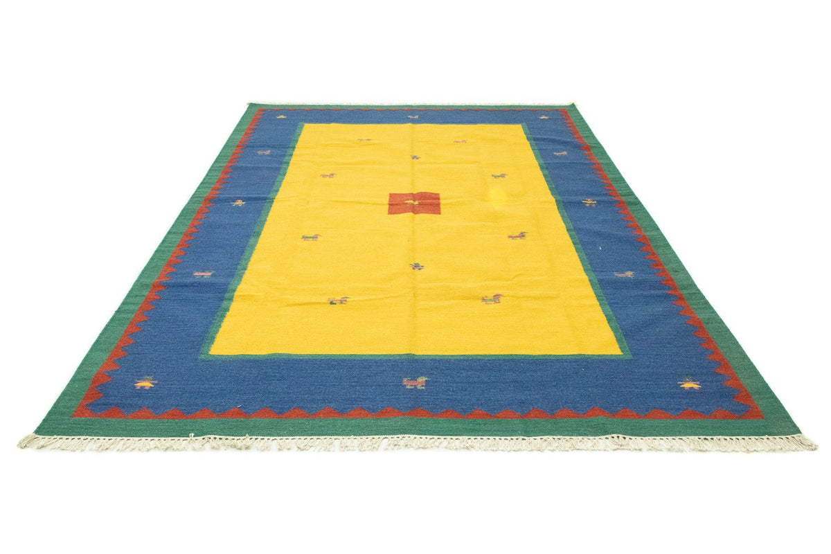 Alfombra Kelim - Tendencia - 300 x 200 cm - amarillo