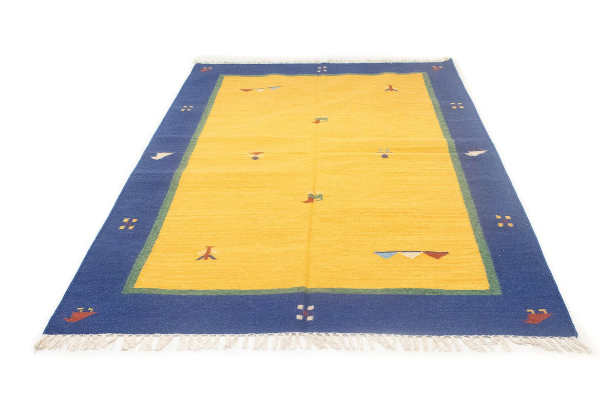 Alfombra Kelim - Tendencia - 200 x 140 cm - amarillo