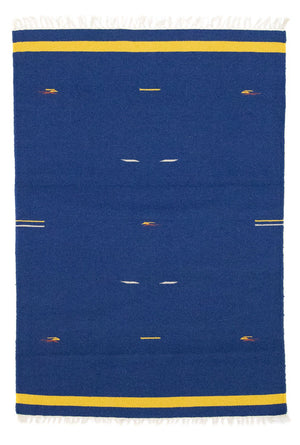 Alfombra Kelim - Tendencia - 180 x 120 cm - azul
