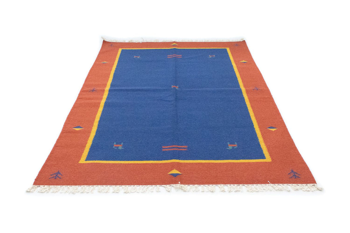 Alfombra Kelim - Tendencia - 200 x 140 cm - azul