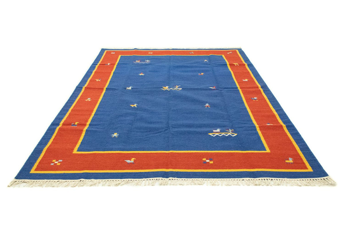 Alfombra Kelim - Tendencia - 300 x 200 cm - azul