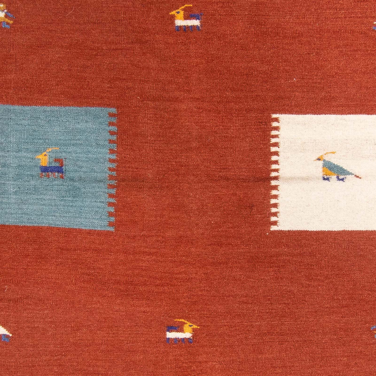 Alfombra Kelim - Tendencia - 240 x 170 cm - rojo oscuro