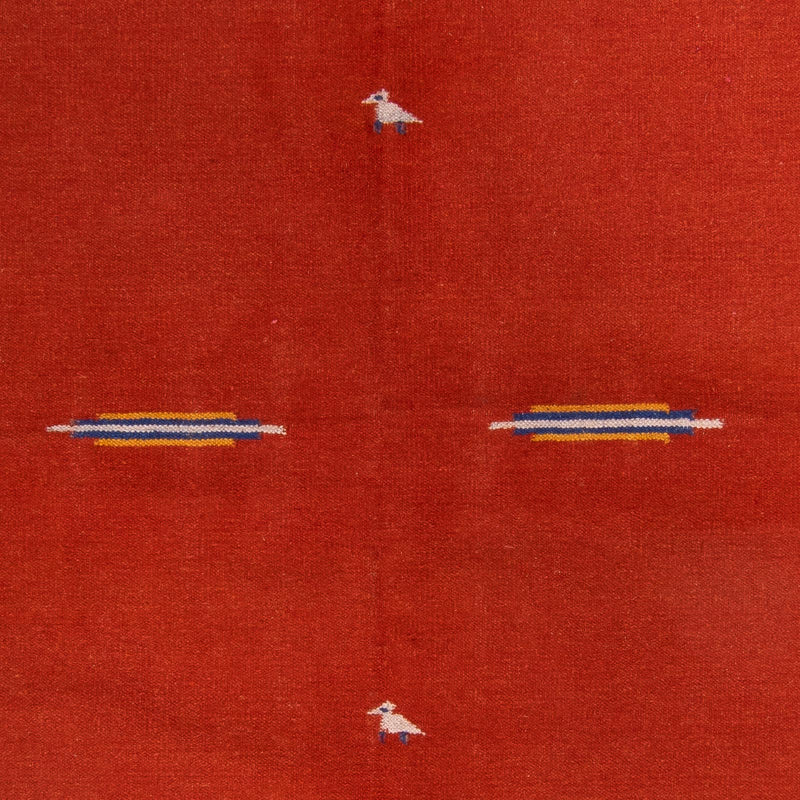 Alfombra Kelim - Tendencia - 240 x 170 cm - rojo oscuro