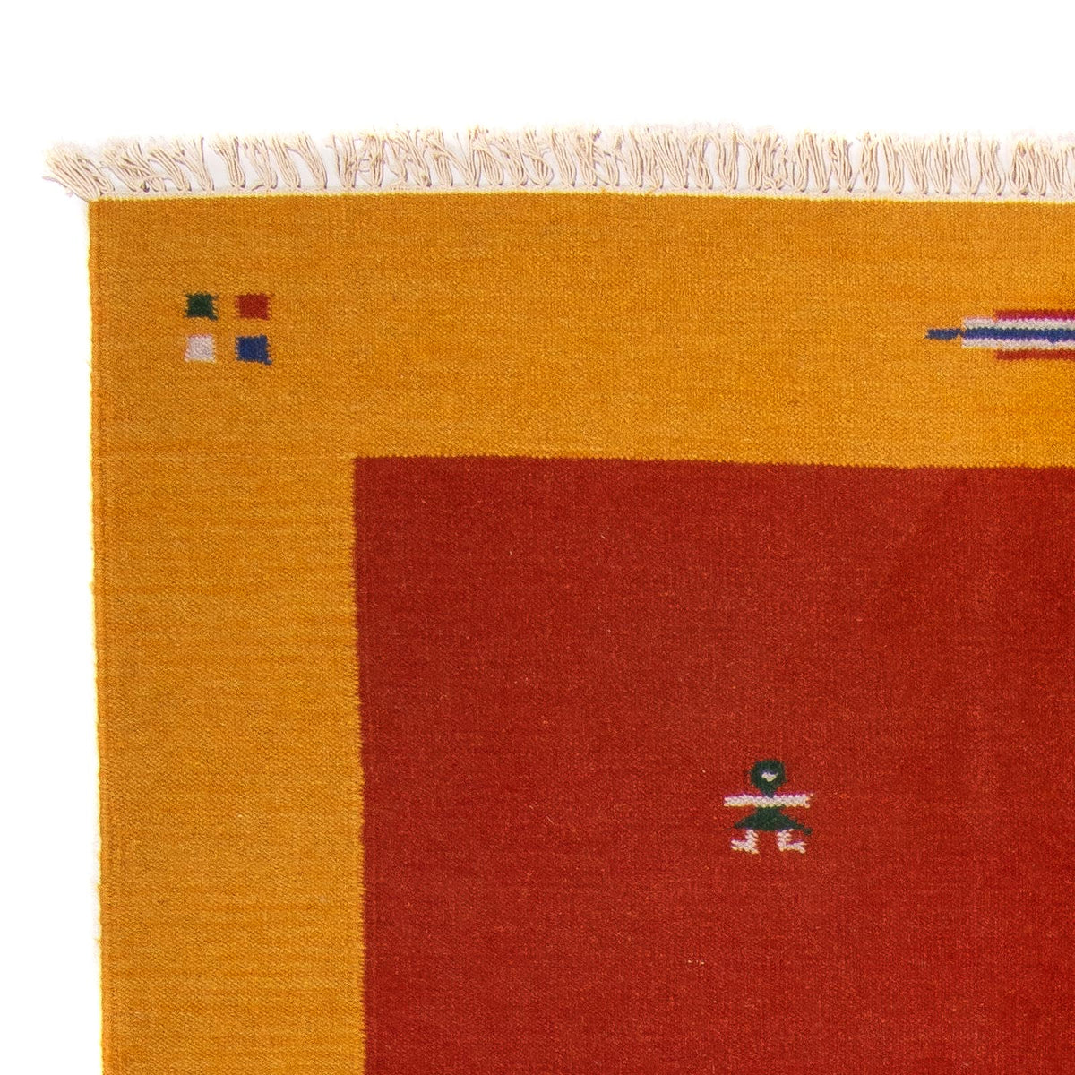 Alfombra Kelim - Tendencia - 240 x 170 cm - rojo oscuro