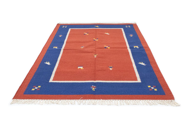 Alfombra Kelim - Tendencia - 200 x 140 cm - naranja