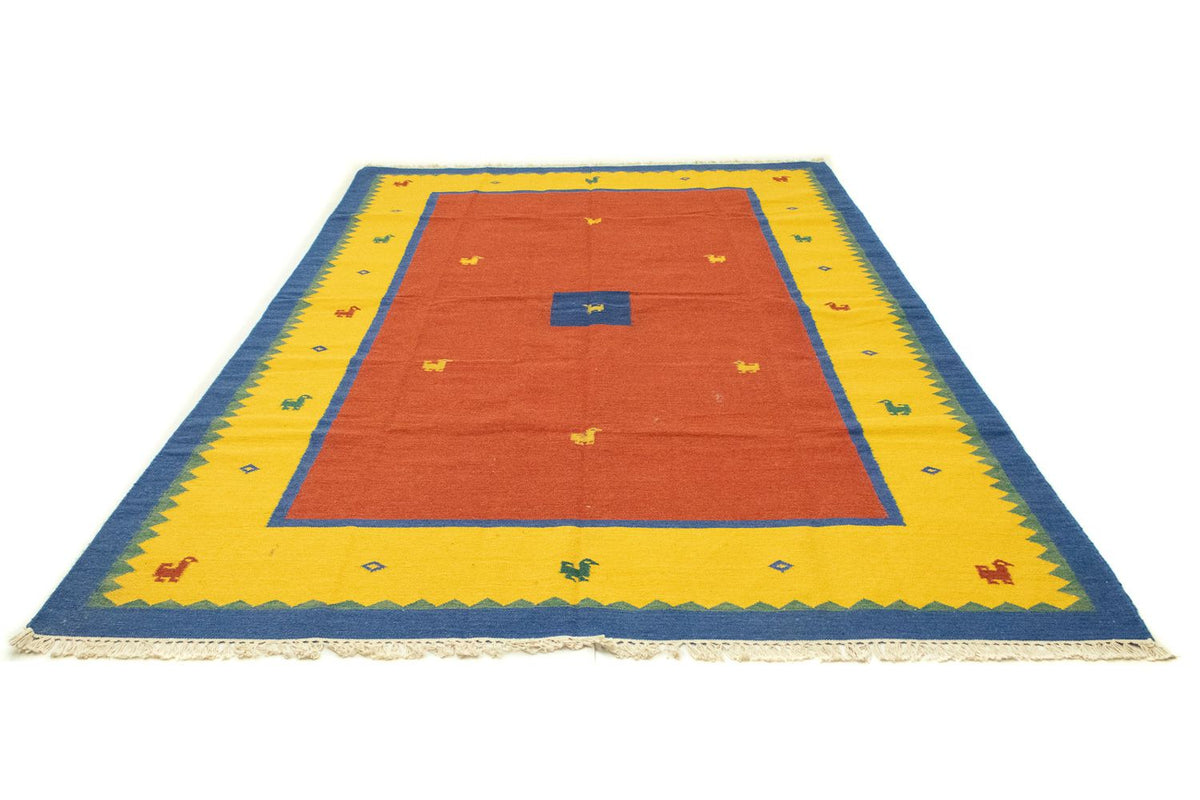 Alfombra Kelim - Tendencia - 300 x 200 cm - naranja