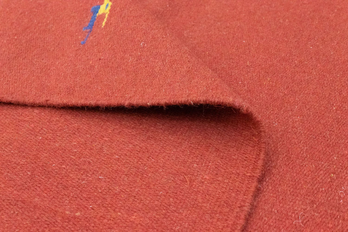 Alfombra Kelim - Tendencia - 180 x 120 cm - rojo
