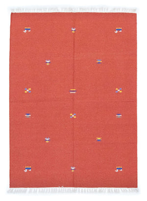 Alfombra Kelim - Tendencia - 200 x 140 cm - naranja