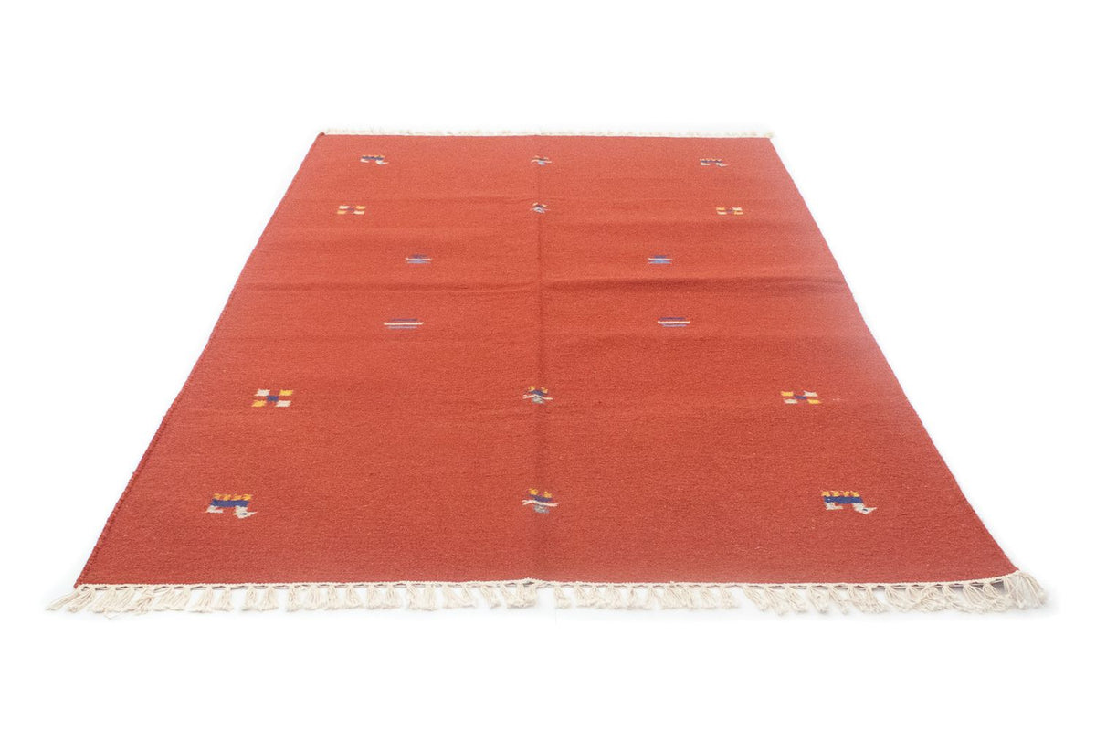 Alfombra Kelim - Tendencia - 200 x 140 cm - rojo
