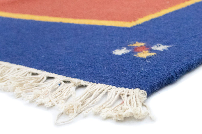 Alfombra Kelim - Tendencia - 200 x 140 cm - rojo