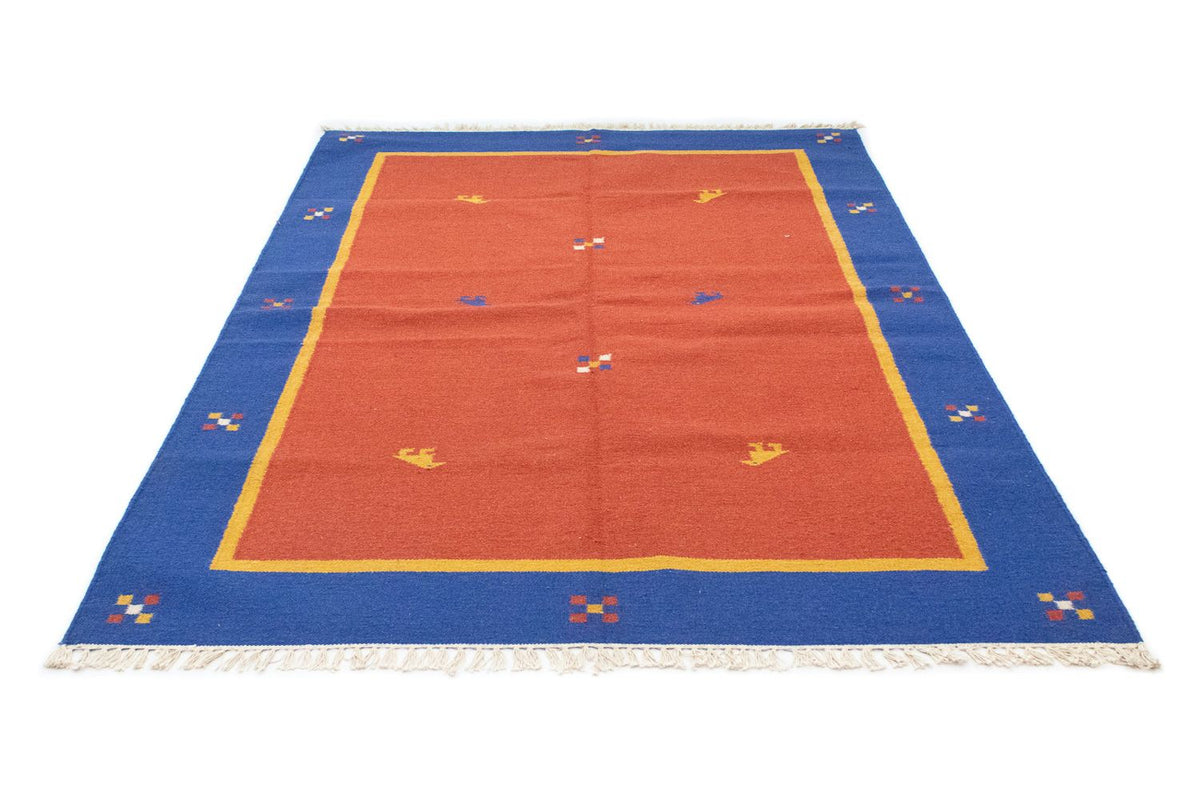Alfombra Kelim - Tendencia - 200 x 140 cm - naranja