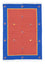 Alfombra Kelim - Tendencia - 200 x 140 cm - rojo