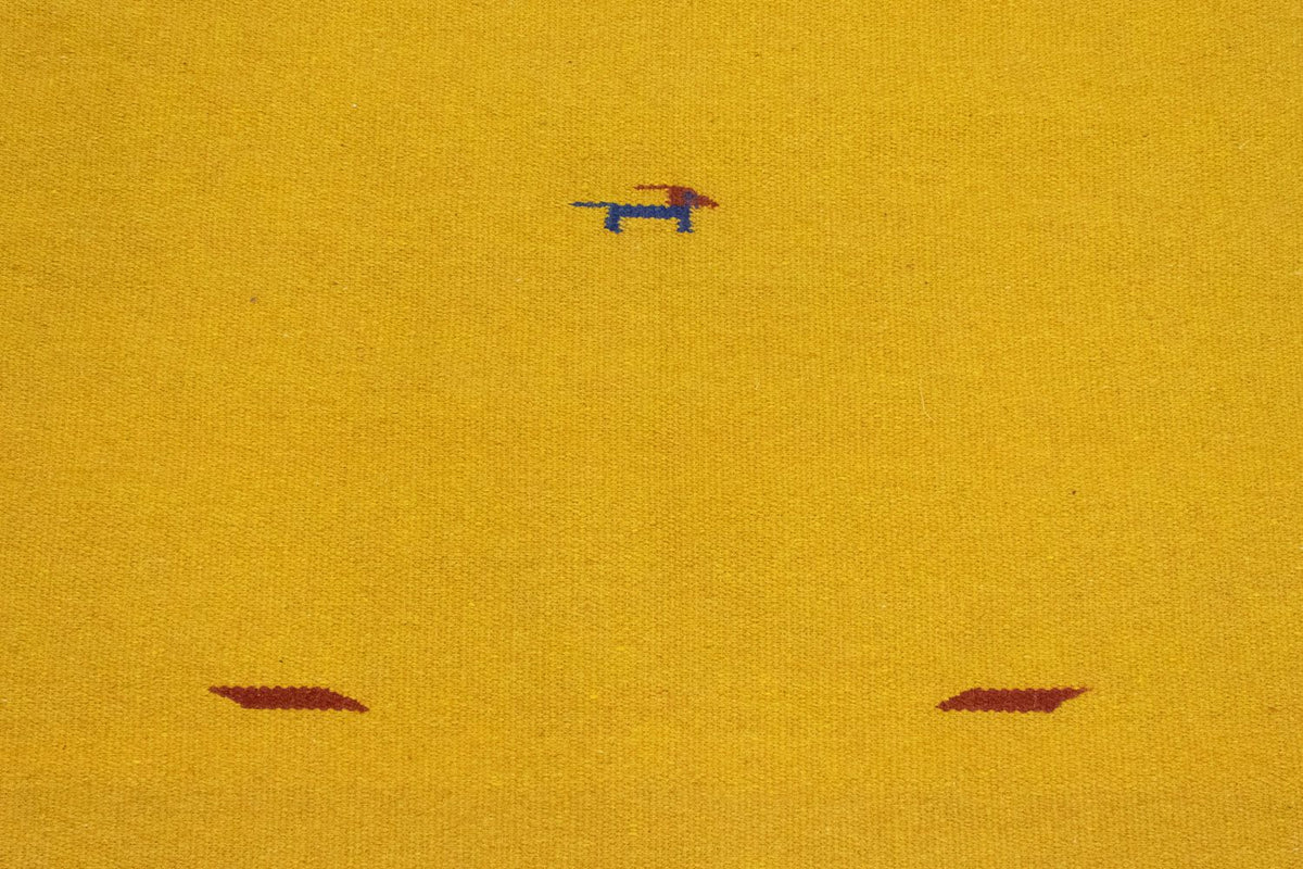 Alfombra Kelim - Tendencia - 180 x 120 cm - amarillo